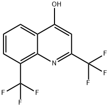 2,8-Bis(trifluoromethyl)-4-quinolinol Struktur