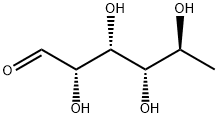 6-デオキシ-L-グルコース 化学構造式