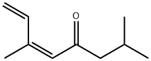 (Z)-2,6-dimethylocta-5,7-dien-4-one Structure