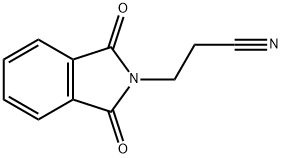 N-(2-氰基乙基)邻苯二甲酰亚胺 结构式