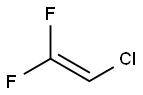 2-氯-1,1-二氟乙烯, 359-10-4, 结构式