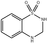 3,4-Dihydro-2H-1,2,4-benzothiadiazine 1,1-dioxide, 359-84-2, 结构式