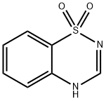 2H-1,2,4-Benzothiadiazine 1,1-dioxide, 359-85-3, 结构式