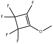 1,3,3,4,4-五氟-2-甲氧基环丁烯, 359-98-8, 结构式