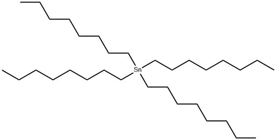 Tetraoctyltin Structure