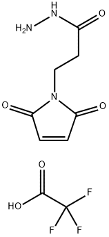 3-マレイミドプロピオヒドラジドトリフルオロ酢酸塩 化学構造式