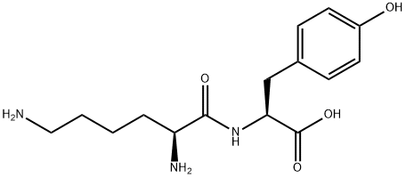N-L-リシル-L-チロシン 化学構造式