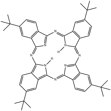 2,9,16,23-TETRA-TERT-BUTYL-29H,31H-PHTHALOCYANINE Struktur