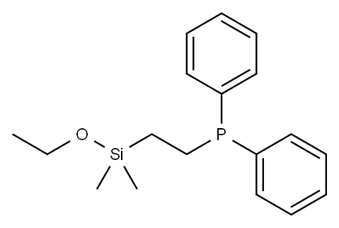 二苯基膦基乙基二甲基乙氧基硅烷 结构式