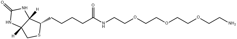 N-生物素-3,6,9-三氧杂十一烷-1,11-二胺 结构式