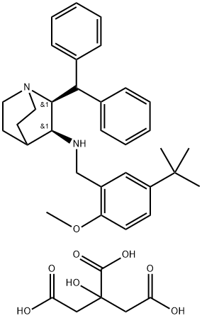 马罗皮坦柠檬酸盐, 359875-09-5, 结构式