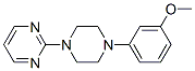 2-[4-(m-Methoxyphenyl)-1-piperazinyl]pyrimidine 结构式