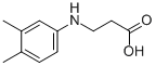 B-ALANINE, N-(3,4-DIMETHYLPHENYL)- Struktur