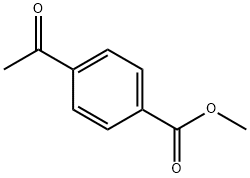 4-乙酰基苯甲酸甲酯, 3609-53-8, 结构式