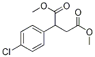Butanedioic acid, (4-chlorophenyl)-, diMethyl ester Struktur