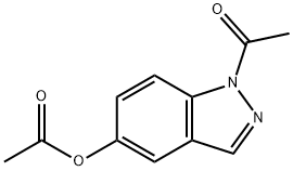 1-acetyl-1H-indazol-5-yl acetate Structure