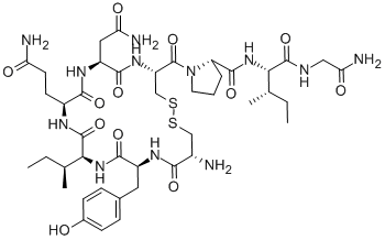 (ILE8)-OXYTOCIN TRIFLUOROACETATE SALT 结构式