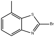 2-溴-7-甲基苯并噻唑 结构式
