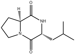 (3R,8AS)-六氢-3-异丁基吡咯并[1,2-A]吡嗪-1,4-二酮, 36238-67-2, 结构式