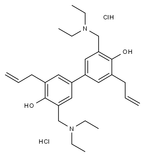 Bialamicol hydrochloride Structure