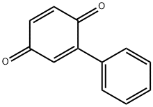 1-フェニル-1,4-シクロヘキサジエン-3,6-ジオン 化学構造式