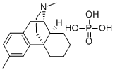 ジメモルファンリン酸塩 化学構造式