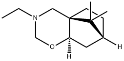 5H-4a,7-Methano-2H-1,3-benzoxazine,3-ethylhexahydro-9,9-dimethyl-,(4aR,7R,8aR)-(9CI) Structure