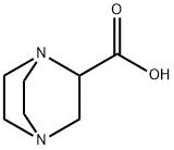 1,4-Diazabicyclo[2.2.2]octane-2-carboxylicacid(9CI) Structure