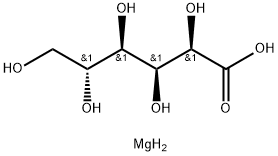 グルコン酸マグネシウム(ＩＩ)水和物 化学構造式