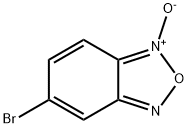 5-ブロモベンゾフラザン1-オキシド 化学構造式