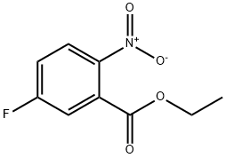 5-氟-2-硝基苯甲酸乙酯 结构式
