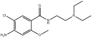 4-Amino-5-chloro-N-(2-(diethylamino)ethyl)-2-methoxybenzamide Structure