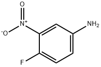 4-氟-3-硝基苯胺, 364-76-1, 结构式
