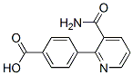 4-(3-(Carbamoyl)pyridin-2-yl)benzoic acid Struktur