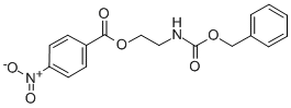 3-[[(ベンジルオキシ)カルボニル]アミノ]プロパン酸4-ニトロフェニル 化学構造式