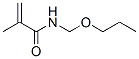 N-(プロポキシメチル)メタクリルアミド 化学構造式
