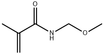 N-(メトキシメチル)メタクリルアミド 化学構造式