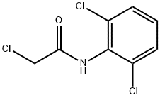 2-クロロ-N-(2,6-ジクロロフェニル)アセトアミド 化学構造式