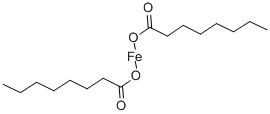 カプリル酸鉄(II) 化学構造式