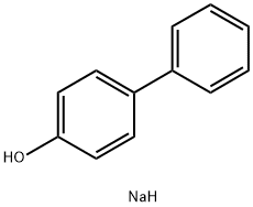 ナトリウムp-フェニルフェノラート 化学構造式