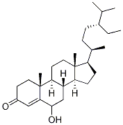6-羟基豆甾-4-烯-3-酮, 36450-02-9, 结构式