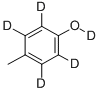 P-クレゾール-2,3,5,6-D4,OD 化学構造式