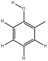 O-クレゾール-3,4,5,6-D4,OD 化学構造式
