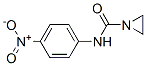 N-(4-ニトロフェニル)-1-アジリジンカルボキサミド 化学構造式