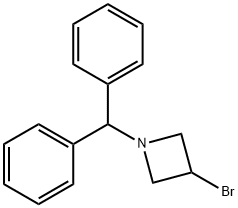 1-Benzhydryl-3-bromoazetidine Struktur