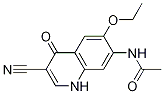 AcetaMide, N-(3-cyano-6-ethoxy-1,4-dihydro-4-oxo-7-quinolinyl)- Structure