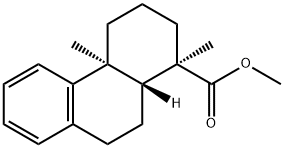 ポドカルパ-8,11,13-トリエン-18-酸メチル 化学構造式