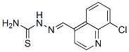 8-Chloro-4-quinolinecarbaldehyde thiosemicarbazone Struktur