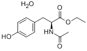 Ethyl N-acetyl-L-tyrosinate hydrate Struktur