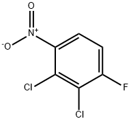 2,3-二氯-4-氟硝基苯, 36556-51-1, 结构式